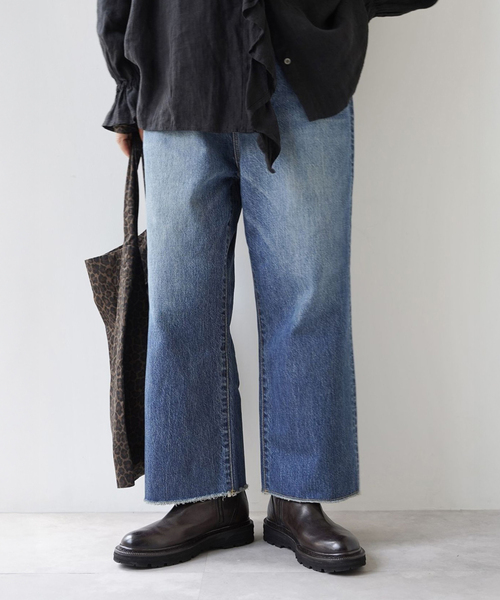 JOURNAL STANDARD LUXE(ジャーナルスタンダード ラックス)の「12OZデニム フラムパンツ(デニムパンツ・レディース・コバルトブルー・LARGE/MEDIUM/SMALL)」の17枚目の写真