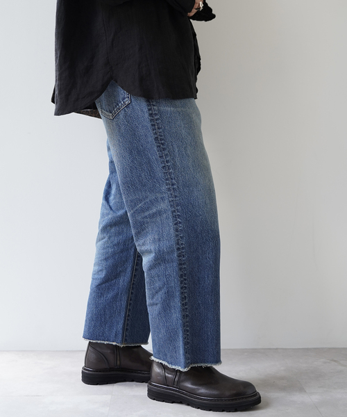 JOURNAL STANDARD LUXE(ジャーナルスタンダード ラックス)の「12OZデニム フラムパンツ(デニムパンツ・レディース・コバルトブルー・LARGE/MEDIUM/SMALL)」の15枚目の写真