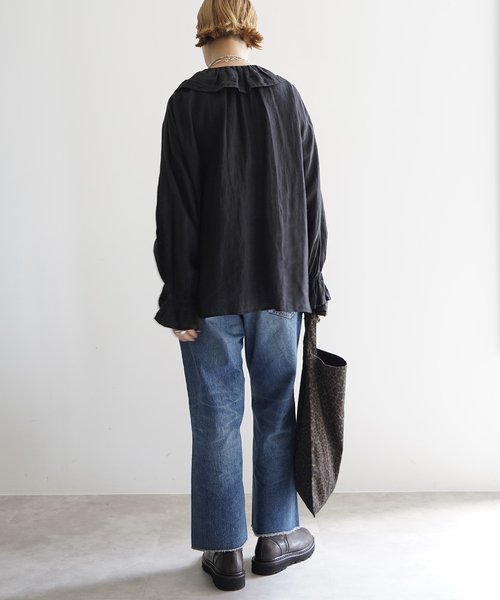 JOURNAL STANDARD LUXE(ジャーナルスタンダード ラックス)の「12OZデニム フラムパンツ(デニムパンツ・レディース・コバルトブルー・LARGE/MEDIUM/SMALL)」の13枚目の写真