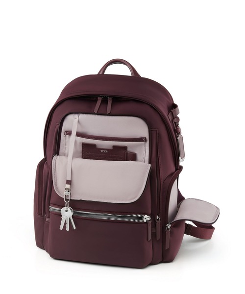 TUMI(トゥミ)の「VOYAGEUR 「セリーナ」バックパック(A4/PC15インチまで対応)(バックパック/リュック・レディース・レッド系その他・FREE)」の2枚目の写真