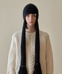 L.H.P | VARZAR/バザール/VA Square Label Knit muffler beanie(ニットキャップ/ビーニー)