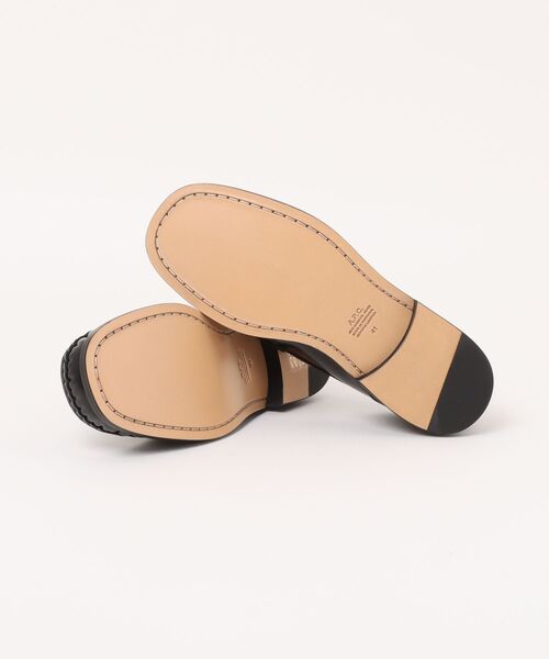 A.P.C.（アーペーセー）の「MOCASSIN ROMEO（モカシン/デッキシューズ・メンズ・ブラック・41/43/42）」の3枚目の写真