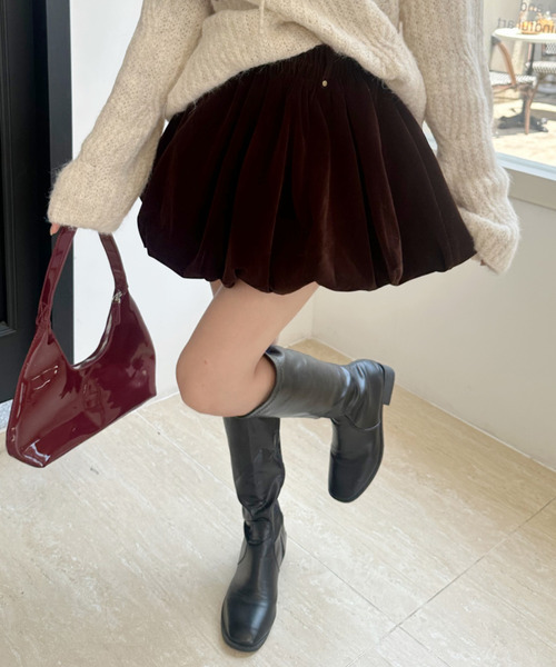Ada.（エイダ）の「ベロア バルーン ミニ スカート（スカート・レディース・ブラック/ブラウン・M/S）」の12枚目の写真