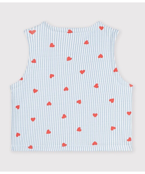 PETIT BATEAU(プチバトー)の「リバーシブルベスト(ベスト・キッズ・ホワイト系その他・6MONTH/12MONTH/18MONTH)」の3枚目の写真
