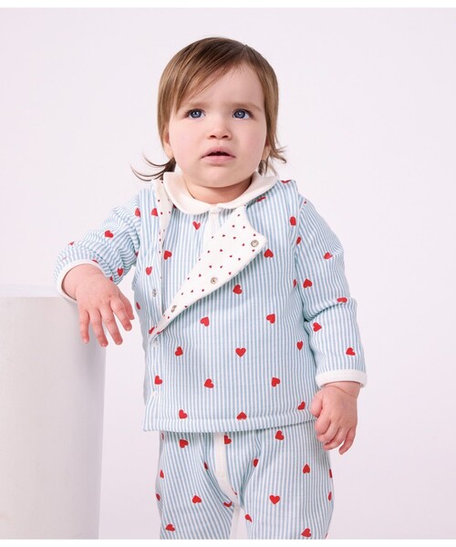 PETIT BATEAU(プチバトー)の「リバーシブルベスト(ベスト・キッズ・ホワイト系その他・6MONTH/12MONTH/18MONTH)」の5枚目の写真
