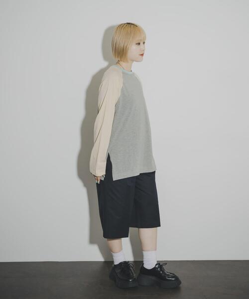 THE GOODLAND MARKET（ザグッドランドマーケット）の「cwtch　RAGLAN SLEEVES LONG TEE（Tシャツ/カットソー・レディース・ホワイト/ベージュ系その他/グレー系その他・FREE）」の17枚目の写真