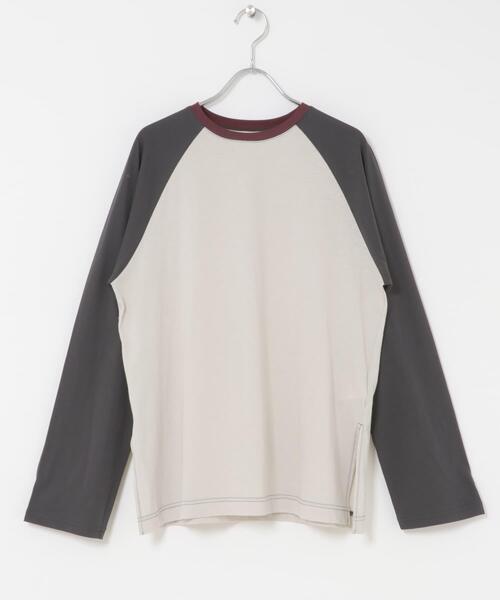 THE GOODLAND MARKET（ザグッドランドマーケット）の「cwtch　RAGLAN SLEEVES LONG TEE（Tシャツ/カットソー・レディース・ホワイト/ベージュ系その他/グレー系その他・FREE）」の19枚目の写真
