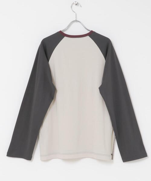 THE GOODLAND MARKET（ザグッドランドマーケット）の「cwtch　RAGLAN SLEEVES LONG TEE（Tシャツ/カットソー・レディース・ホワイト/ベージュ系その他/グレー系その他・FREE）」の21枚目の写真