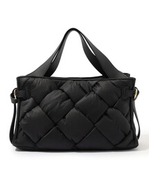 VIOLAd'ORO NYLON BOX TOTE ハンドバッグ