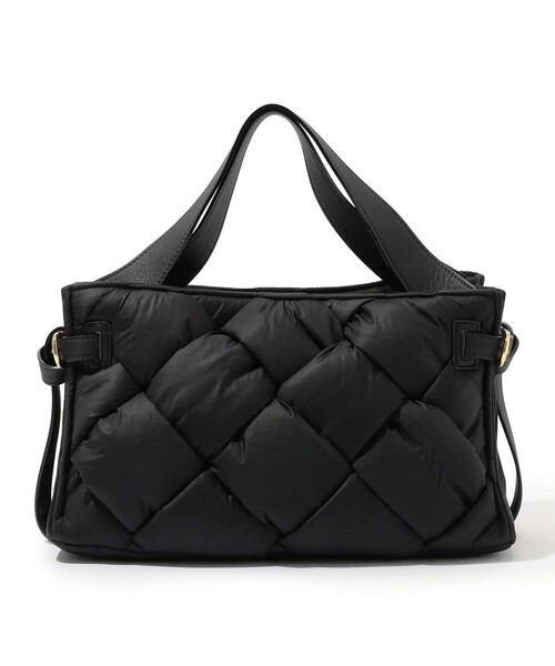 VIOLAd'ORO(ヴィオラドーロ)の「VIOLAd'ORO NYLON BOX TOTE ハンドバッグ(トートバッグ・レディース・ブラック・FREE)」の1枚目の写真