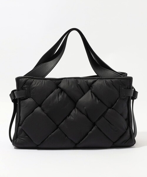 VIOLAd'ORO(ヴィオラドーロ)の「VIOLAd'ORO NYLON BOX TOTE ハンドバッグ(トートバッグ・レディース・ブラック・FREE)」の4枚目の写真