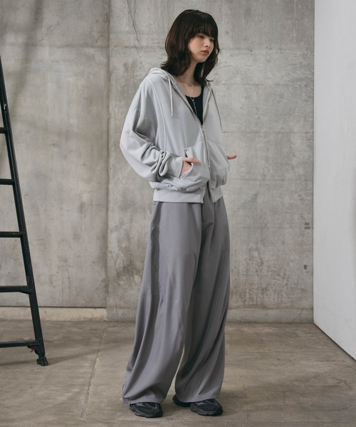 Confirm(コンファーム)の「Switching Full Zip Hoodie / スイッチングフルジップパーカー メンズ レディース ユニセックス(パーカー・メンズ・ブラック/ブラウン・S/M/L)」の6枚目の写真