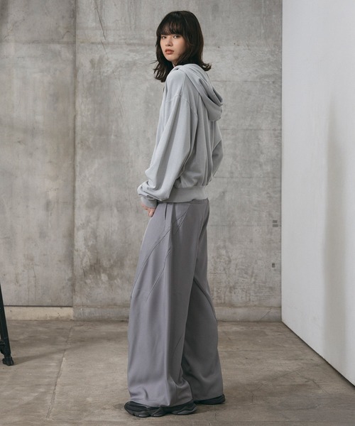 Confirm(コンファーム)の「Switching Full Zip Hoodie / スイッチングフルジップパーカー メンズ レディース ユニセックス(パーカー・メンズ・ブラック/ブラウン・S/M/L)」の8枚目の写真