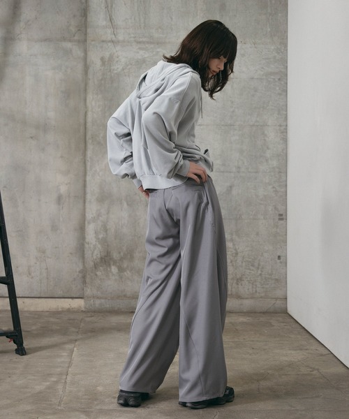 Confirm(コンファーム)の「Switching Full Zip Hoodie / スイッチングフルジップパーカー メンズ レディース ユニセックス(パーカー・メンズ・ブラック/ブラウン・S/M/L)」の9枚目の写真