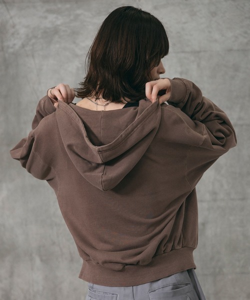 Confirm(コンファーム)の「Switching Full Zip Hoodie / スイッチングフルジップパーカー メンズ レディース ユニセックス(パーカー・メンズ・ブラック/ブラウン・S/M/L)」の16枚目の写真