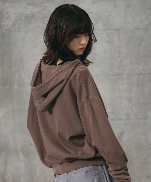 Confirm(コンファーム)の「Switching Full Zip Hoodie / スイッチングフルジップパーカー メンズ レディース ユニセックス(パーカー・メンズ・ブラック/ブラウン・S/M/L)」の14枚目の写真