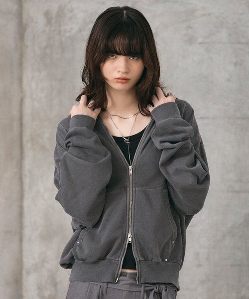 Confirm(コンファーム)の「Switching Full Zip Hoodie / スイッチングフルジップパーカー メンズ レディース ユニセックス(パーカー・メンズ・ブラック/ブラウン・S/M/L)」の22枚目の写真