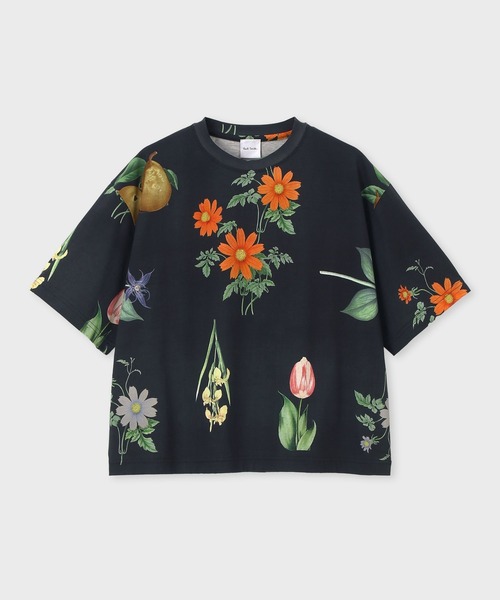 Paul Smith(ポールスミス)の「ウィメンズ "Fruit & Floral" 半袖Tシャツ / 265322 443V(Tシャツ/カットソー・レディース・ブラック/ホワイト・MEDIUM)」の16枚目の写真