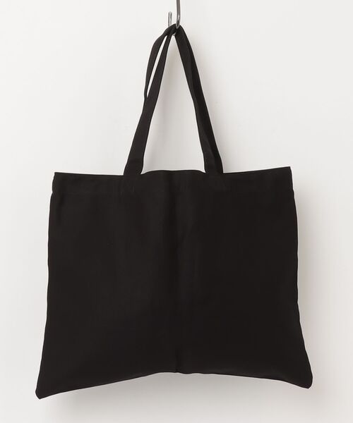 MUCENT(ムセント)の「A'GEM/9 × .kom 『MUCENT/ムセント』 TEEN SIGNATURE LOGO ECO BAG/TEEN シグニチャーロゴエコバッグ(エコバッグ/サブバッグ・レディース・ブラック・FREE)」の5枚目の写真