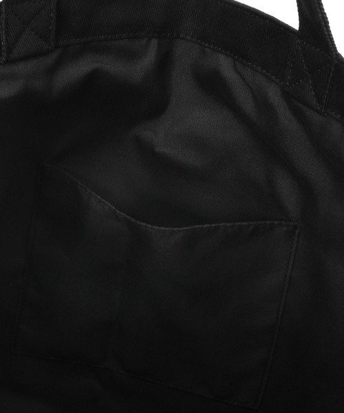 MUCENT(ムセント)の「A'GEM/9 × .kom 『MUCENT/ムセント』 TEEN SIGNATURE LOGO ECO BAG/TEEN シグニチャーロゴエコバッグ(エコバッグ/サブバッグ・レディース・ブラック・FREE)」の4枚目の写真