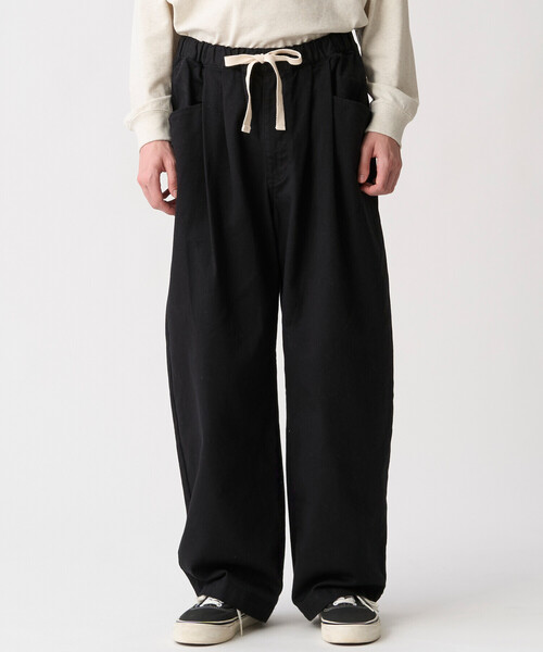 DANTON（ダントン）の「Men's Heavy Twill 2-Tuck Easy Pants（その他パンツ・メンズ・ベージュ/ブラック/オリーブ/アイボリー・38/40/42/44）」の5枚目の写真