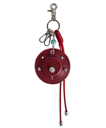 RSSC（アールエスエスシー）の「CONCHO LEATHER TAPE MEASURE KEYRING - WINE（キーケース/キーアクセサリー）」
