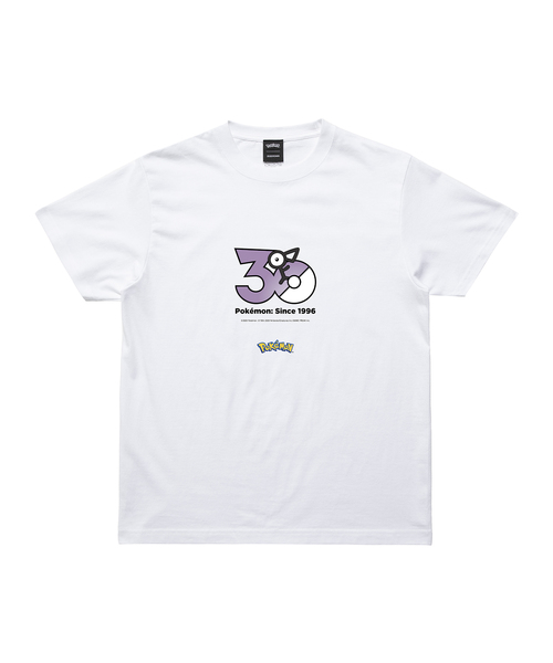 ZOZOSPOT(ゾゾスポット)の「Pokemon 30th Anniversary 1025 T-shirt 「アンノーン」(Tシャツ/カットソー・レディース・ホワイト・SMALL/MEDIUM/LARGE/X-LARGE/XX-LARGE/XXX-LARGE/100cm/110cm/120cm/130cm/140cm/150cm/160cm)」の1枚目の写真