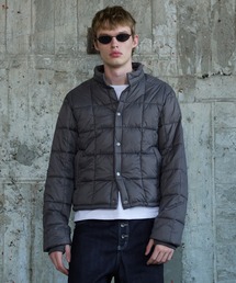 compact button down paddet jacket / コンパクトボタンダウンパデッドジャケット