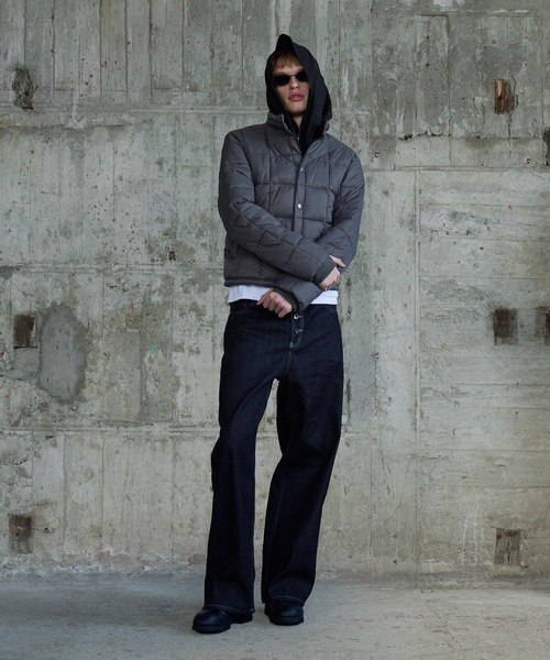 Regen Glanz(レーゲングランツ)の「compact button down paddet jacket / コンパクトボタンダウンパデッドジャケット(ブルゾン・メンズ・グレー/ブラック・MEDIUM/SMALL/LARGE)」の13枚目の写真