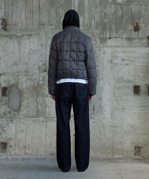 Regen Glanz(レーゲングランツ)の「compact button down paddet jacket / コンパクトボタンダウンパデッドジャケット(ブルゾン・メンズ・グレー/ブラック・MEDIUM/SMALL/LARGE)」の10枚目の写真