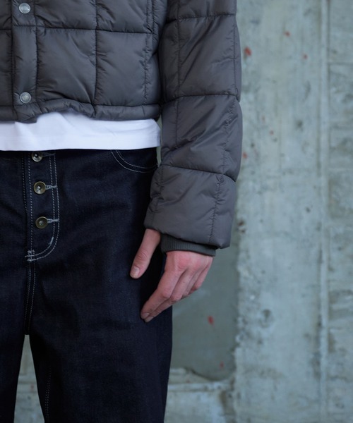 Regen Glanz(レーゲングランツ)の「compact button down paddet jacket / コンパクトボタンダウンパデッドジャケット(ブルゾン・メンズ・グレー/ブラック・MEDIUM/SMALL/LARGE)」の20枚目の写真