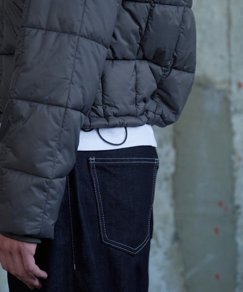 Regen Glanz(レーゲングランツ)の「compact button down paddet jacket / コンパクトボタンダウンパデッドジャケット(ブルゾン・メンズ・グレー/ブラック・MEDIUM/SMALL/LARGE)」の21枚目の写真