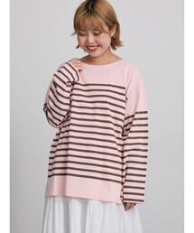 バスクボーダーロングスリーブTシャツ