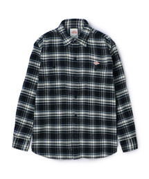 Women's Flannel Check Regular Collar Shirt