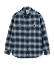 Women's Flannel Check Regular Collar Shirt