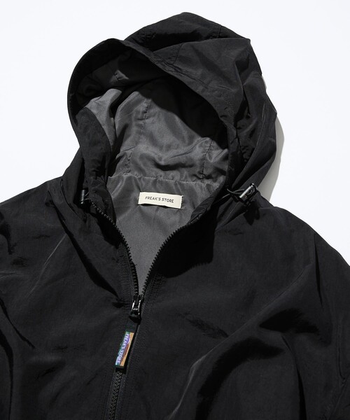 FREAK'S STORE(フリークスストア)の「限定展開 ナイロン カラーフード ジップ ブルゾン / 裾ドローコード(ブルゾン・メンズ・ブラック/チャコールグレー/ネイビー/ベージュ・MEDIUM/SMALL/LARGE)」の19枚目の写真