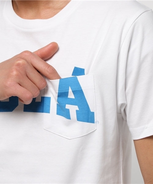 HVC(エイチブイシー)の「HVC / プリントTシャツ(UCLA) (Tシャツ/カットソー・メンズ・ダークグリーン/グレー/ホワイト/グリーン・L/M)」の9枚目の写真