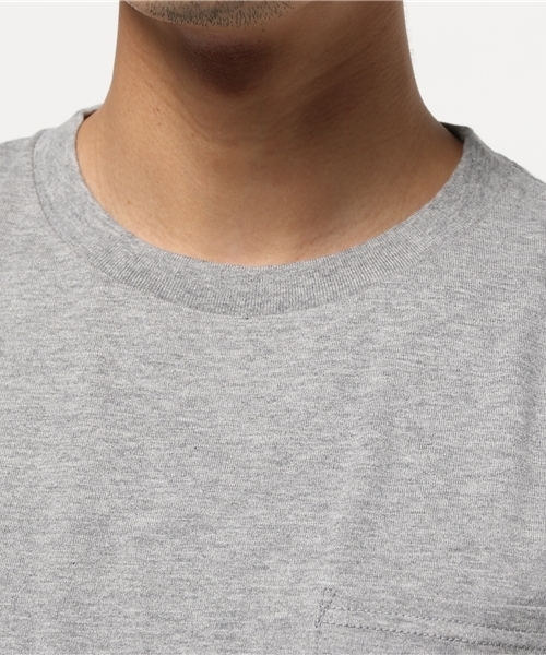 ikka（イッカ）の「裾リブ切り替えクルーネックTシャツ（Tシャツ/カットソー・メンズ・ネイビー/ホワイト/ライトグレー・X-LARGE/LARGE/MEDIUM）」の7枚目の写真