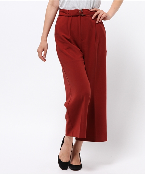 laboratory work(ラボラトリーワーク)の「ジョーゼットワイドパンツ(その他パンツ・レディース・レッド/ブラック/ダークベージュ・MEDIUM)」の14枚目の写真