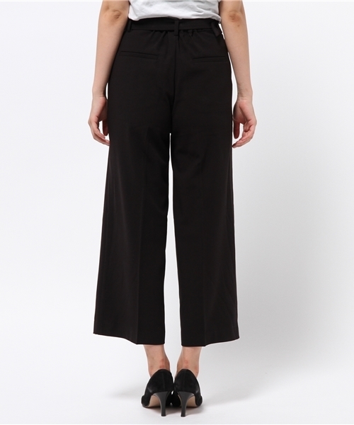 laboratory work(ラボラトリーワーク)の「ジョーゼットワイドパンツ(その他パンツ・レディース・レッド/ブラック/ダークベージュ・MEDIUM)」の6枚目の写真