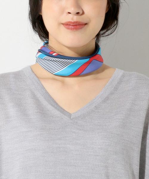 UNITED ARROWS(ユナイテッドアローズ)の「○UBCE 2WAY Vネック ニット◆(ニット/セーター・レディース・ライトグレー/ベージュ/ライトピンク/ケリー・フリー)」の9枚目の写真