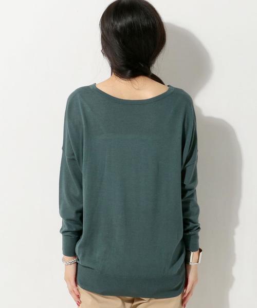 UNITED ARROWS(ユナイテッドアローズ)の「○UBCE 2WAY Vネック ニット◆(ニット/セーター・レディース・ライトグレー/ベージュ/ライトピンク/ケリー・フリー)」の10枚目の写真