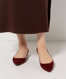 baldan（バルダン）の「BALDAN ポインテッドフラットシューズ