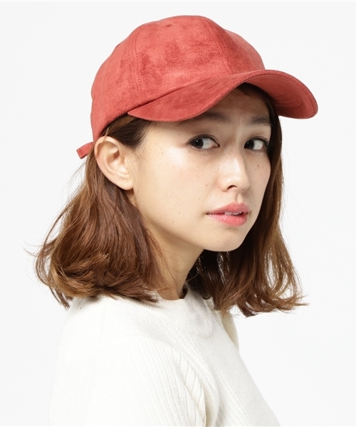 RODE SKO(ロデスコ)の「RODE SKO フェイクスエードキャップ(キャップ・レディース・レッド/ベージュ/ブラック/オレンジ・FREE)」の12枚目の写真