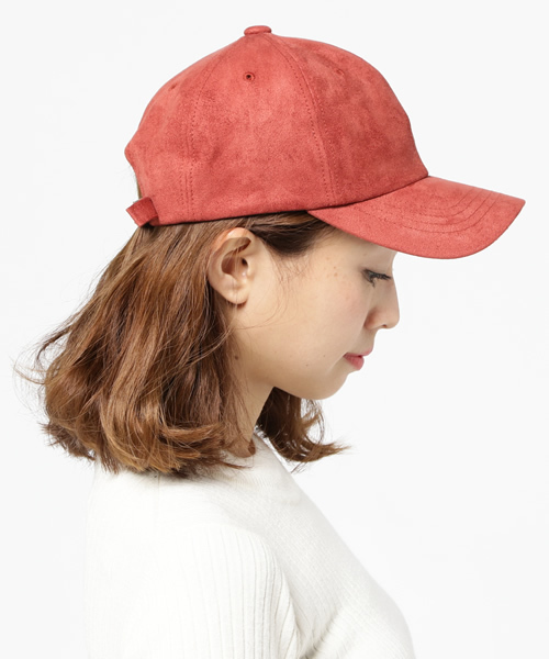 RODE SKO(ロデスコ)の「RODE SKO フェイクスエードキャップ(キャップ・レディース・レッド/ベージュ/ブラック/オレンジ・FREE)」の5枚目の写真