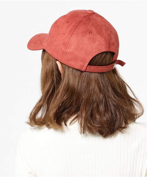 RODE SKO(ロデスコ)の「RODE SKO フェイクスエードキャップ(キャップ・レディース・レッド/ベージュ/ブラック/オレンジ・FREE)」の6枚目の写真