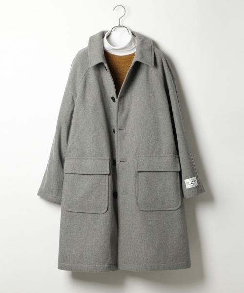 RAGEBLUE（レイジブルー）の「＜メリノウール使用＞ステンカラーコート/721399（ステンカラーコート・メンズ・ネイビー/グレー/キャメル・MEDIUM/LARGE/SMALL）」の2枚目の写真