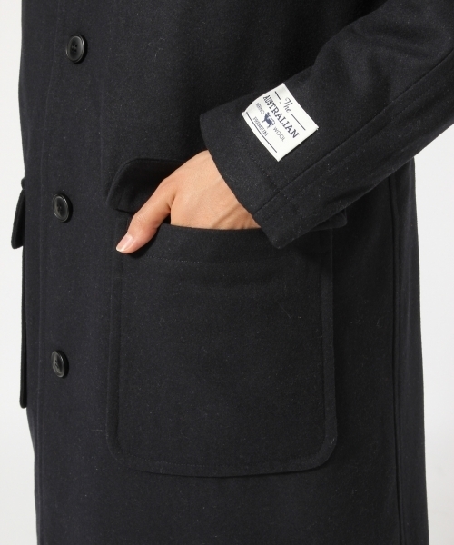 RAGEBLUE（レイジブルー）の「＜メリノウール使用＞ステンカラーコート/721399（ステンカラーコート・メンズ・ネイビー/グレー/キャメル・MEDIUM/LARGE/SMALL）」の11枚目の写真