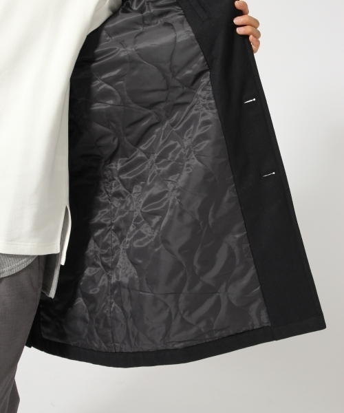 RAGEBLUE（レイジブルー）の「＜メリノウール使用＞ステンカラーコート/721399（ステンカラーコート・メンズ・ネイビー/グレー/キャメル・MEDIUM/LARGE/SMALL）」の13枚目の写真