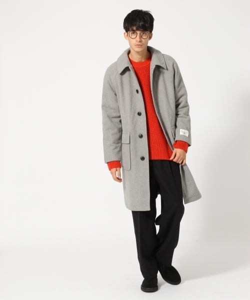 RAGEBLUE（レイジブルー）の「＜メリノウール使用＞ステンカラーコート/721399（ステンカラーコート・メンズ・ネイビー/グレー/キャメル・MEDIUM/LARGE/SMALL）」の15枚目の写真